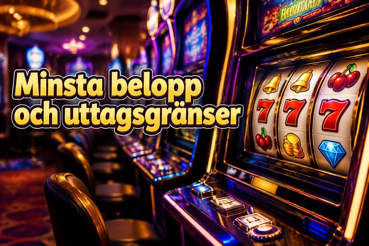 Minsta belopp och uttagsgränser